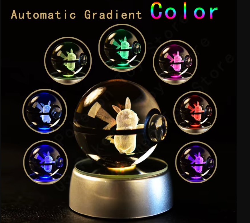 Lampe DRACAUFEU pokeball - POKEMON