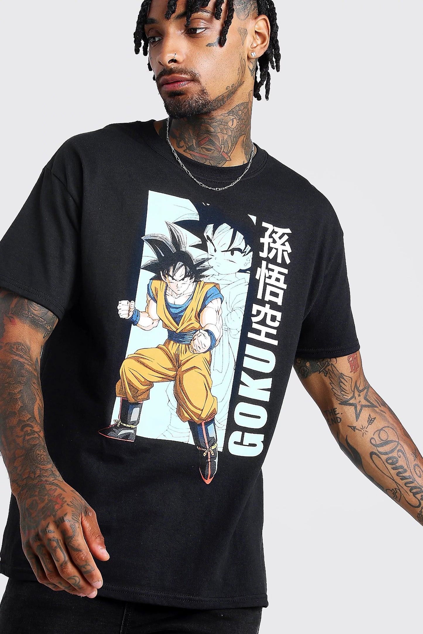 Tshirt goku blue -DRAGON BALL