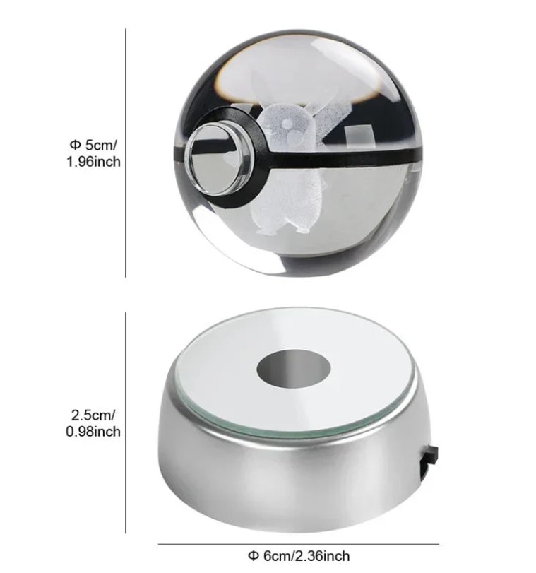 Lampe PIKACHU pokeball - POKEMON