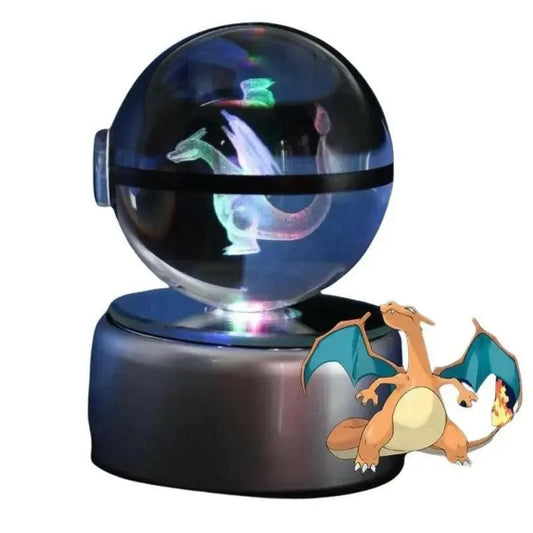 Lampe DRACAUFEU pokeball - POKEMON
