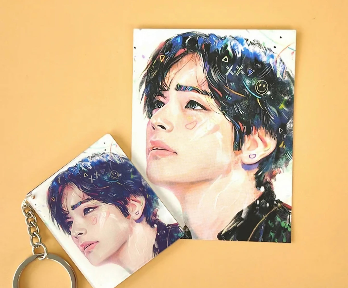 Porte-clé + Photocard BTS
