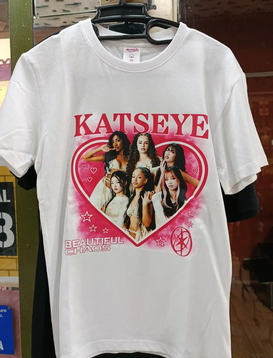 t-shirt CATSEYE heart
