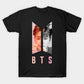(T-shirt BTS logo face