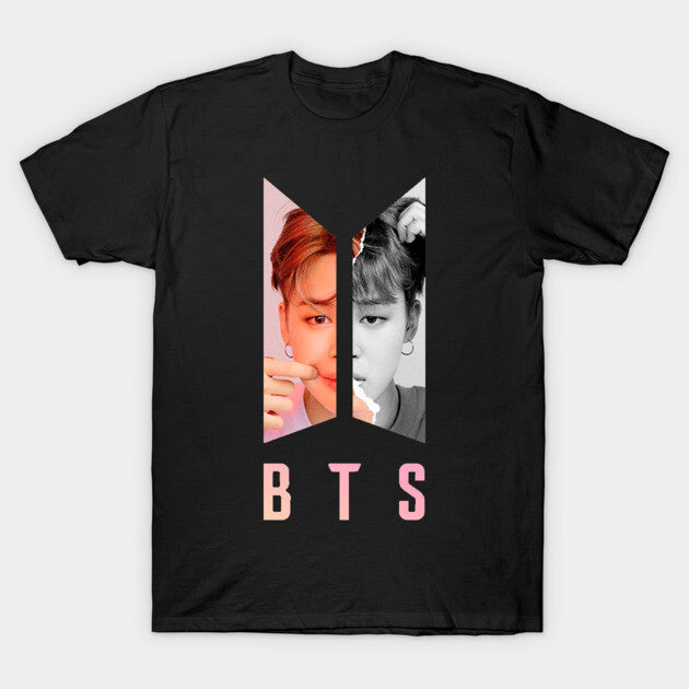(T-shirt BTS logo face