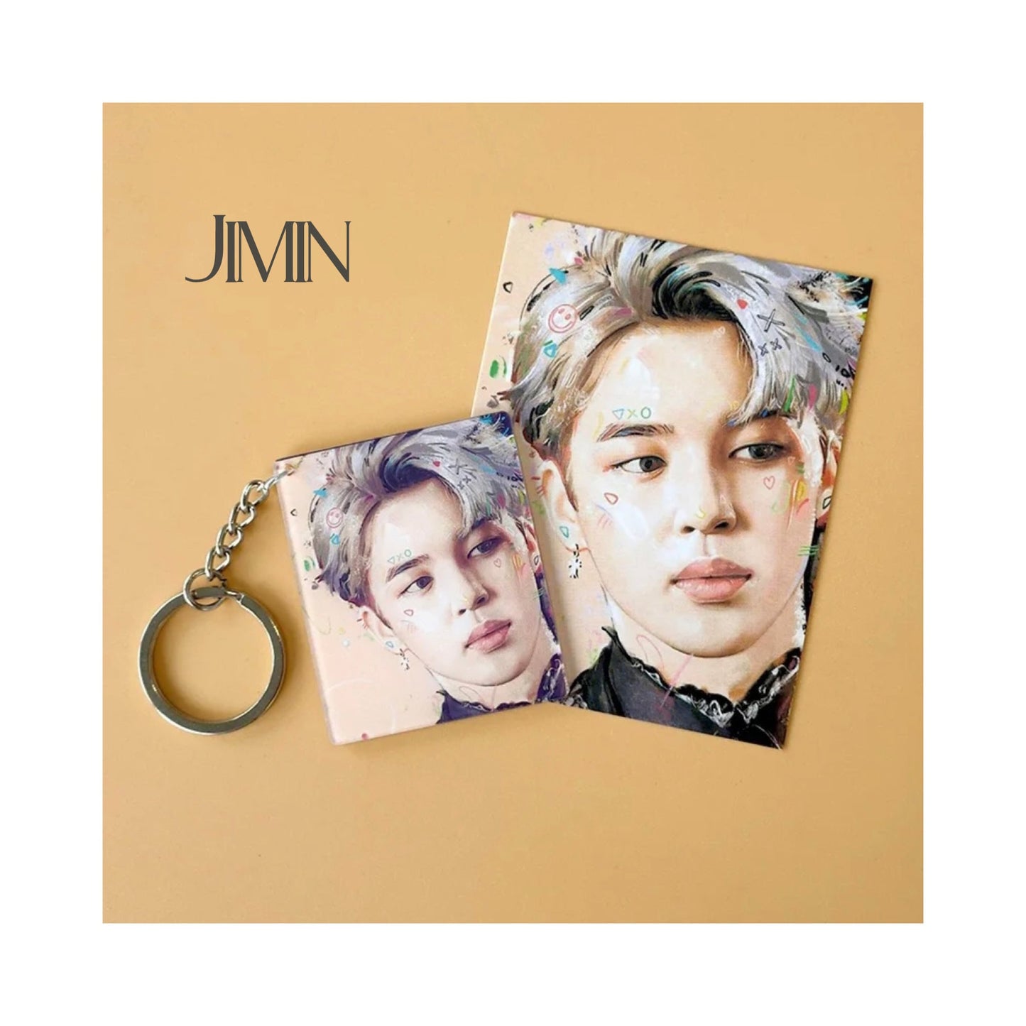 Porte-clé + Photocard BTS