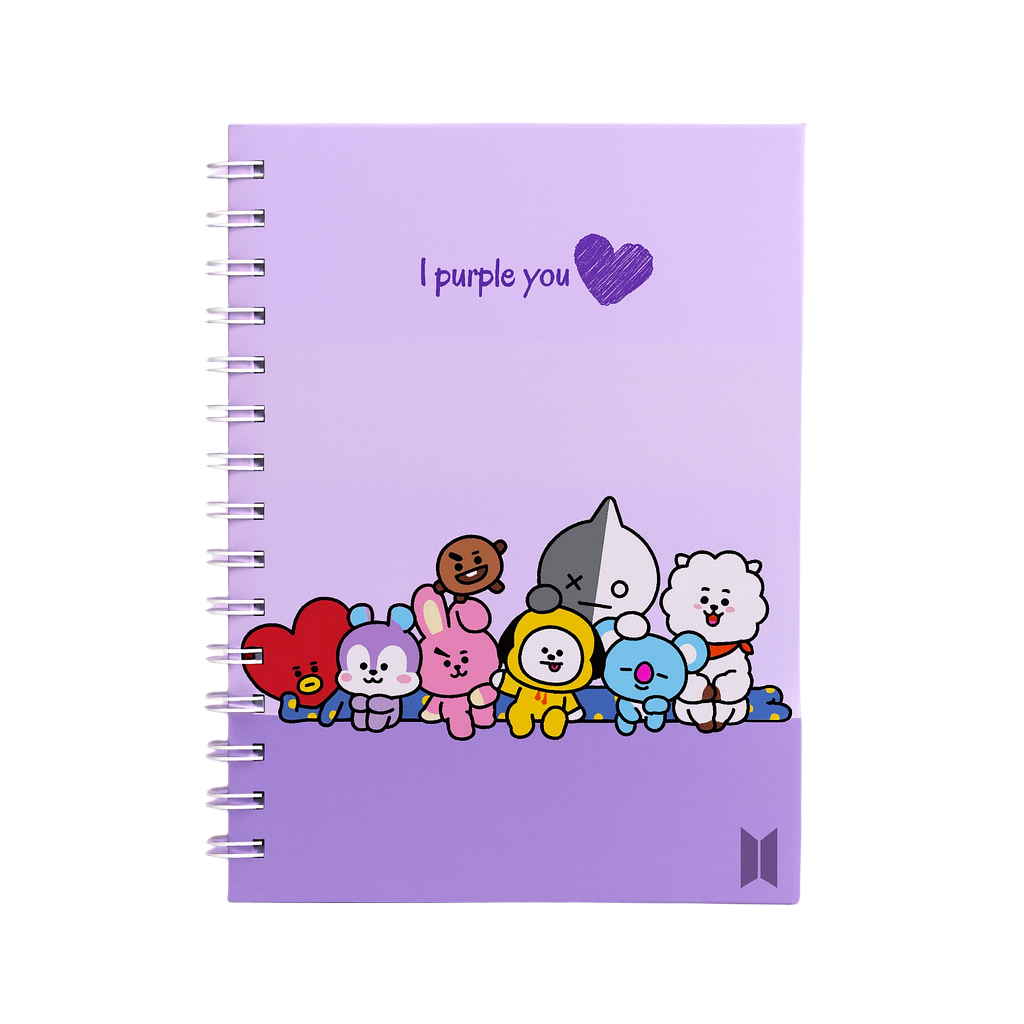 Carnet à Spirale  - BT21 -  BTS