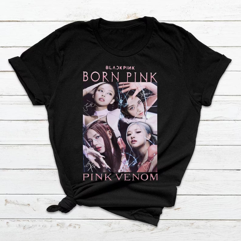 t-shirt blackpink . born Pink