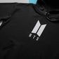 BTS pull logo - bw