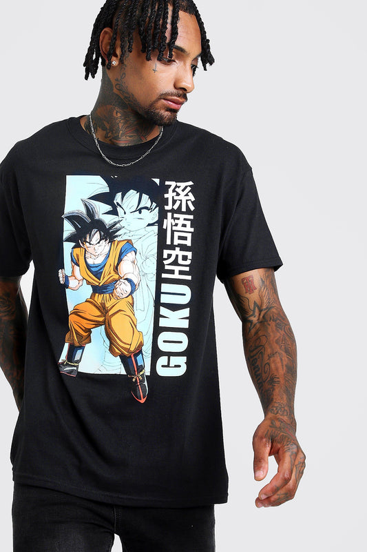 Tshirt goku blue -DRAGON BALL